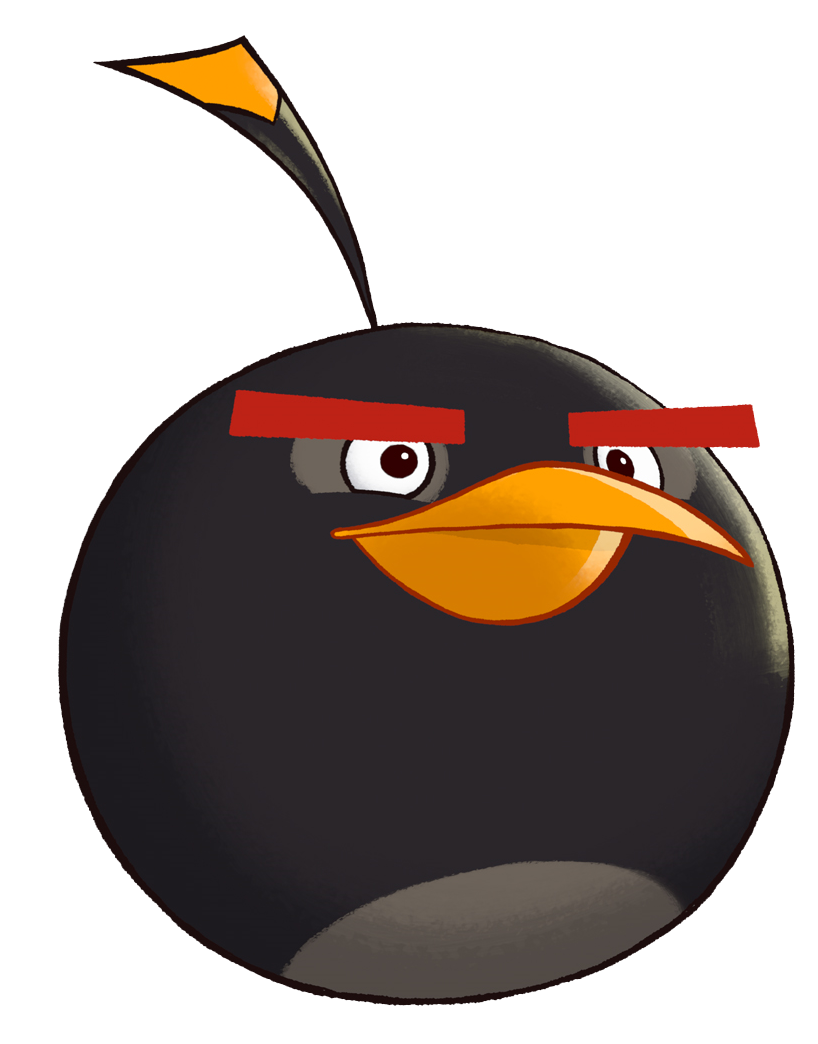 angry bird black bomb