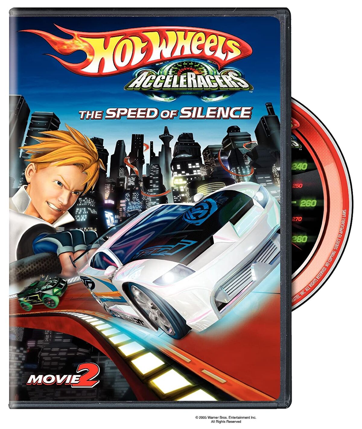 Hot Wheels AcceleRacers The Speed of Silence 2005 DVD Angry