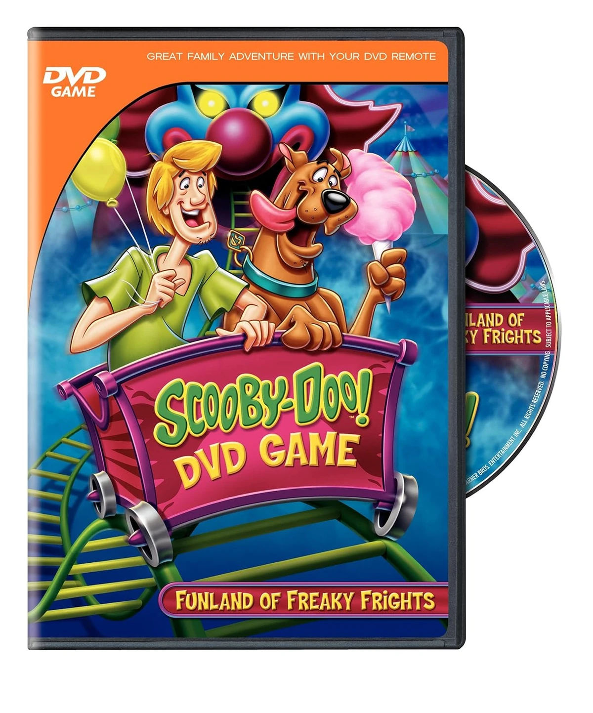 ScoobyDoo! Funland of Freaky Frights (DVD Game) (2008 DVD) Angry