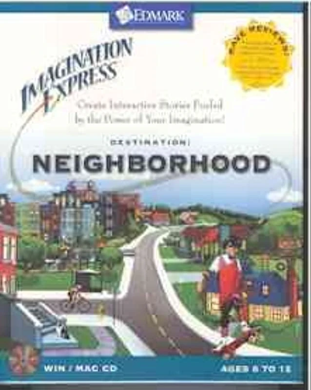 Edmark Imagination Express Neighborhood (1994 PC Game) Angry Grandpa