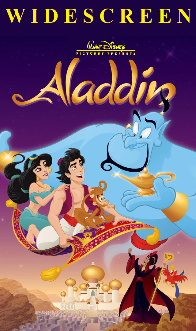 Aladdin 02 Widescreen Vhs Dvd Angry Grandpa S Media Library Wiki Fandom