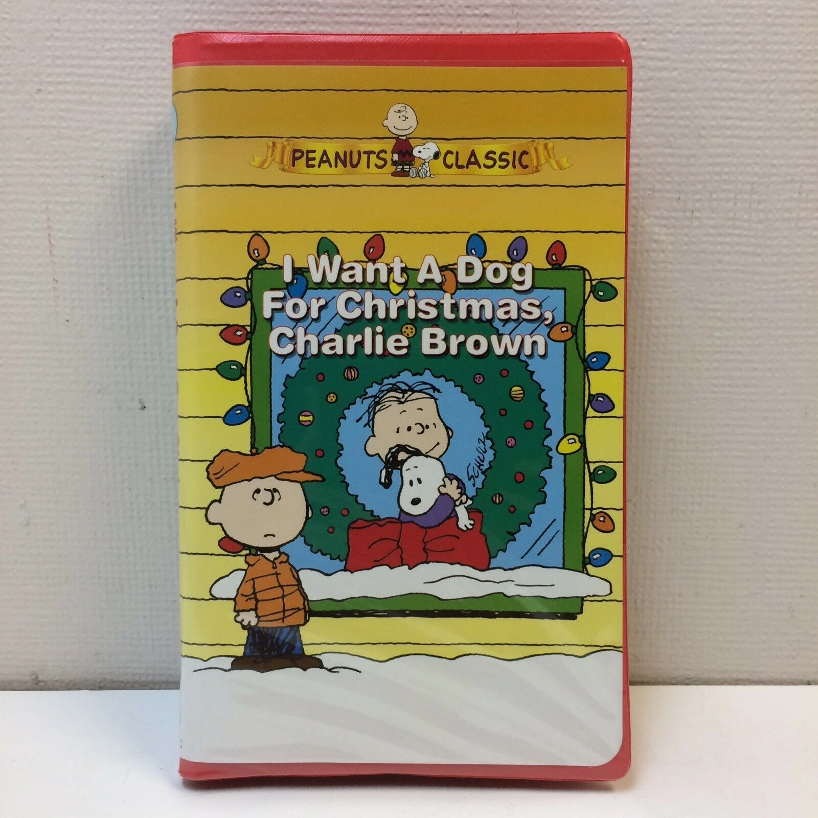 Peanuts I Want a Dog for Christmas Charlie Brown (2004 VHS) Angry