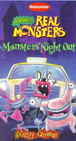 Aaahh!!! Real Monsters: Monsters Night Out (1997 VHS) | Angry