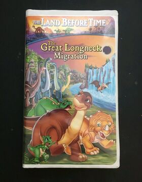 The Land Before Time The Great Longneck Migration 03 Vhs Angry Grandpa S Media Library Wiki Fandom