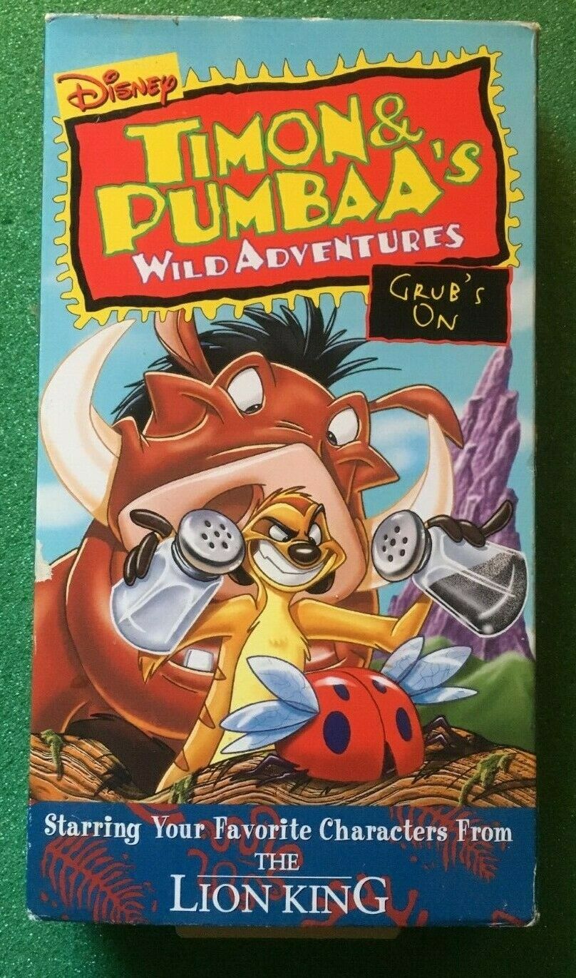 Timon and Pumbaa Wild Adventures Grub's On (1996 VHS) | Angry Grandpa's  Media Library Wiki | Fandom