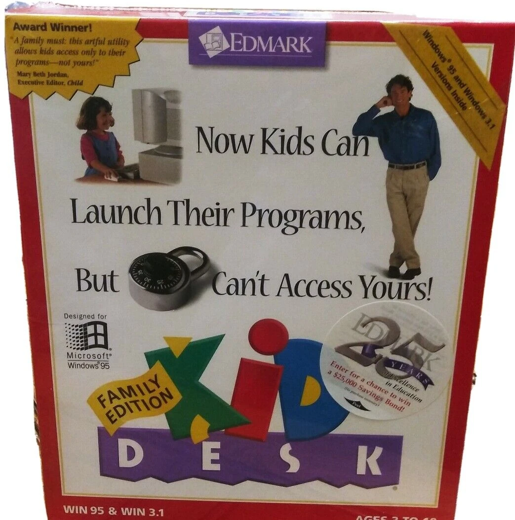Edmark Kid Desk Family Edition (1995 PC Game) Angry Grandpa's Media