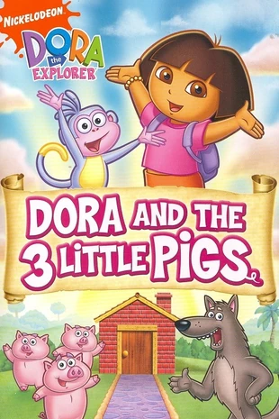 Dora the Explorer: Dora and the 3 Little Pigs (2009 DVD) | Angry  