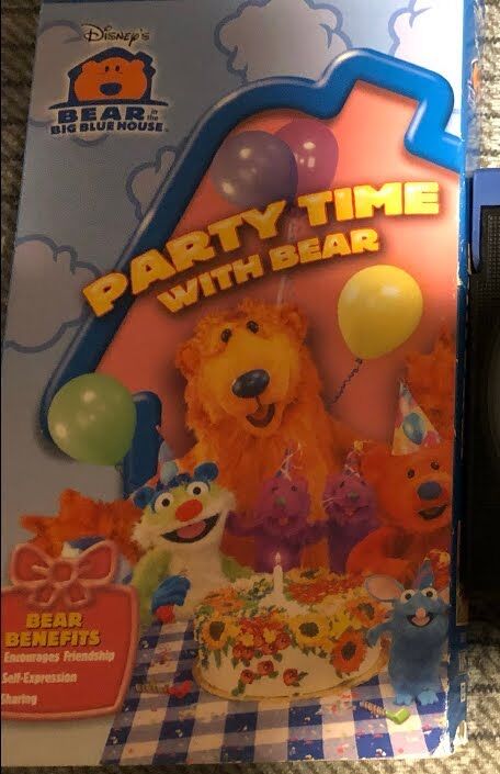 Bear in the Big Blue House: Party Time with Bear (2004 VHS ...