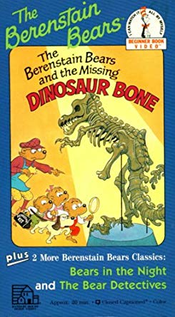 The Berenstain Bears and the Missing Dinosaur Bone (1990-1991 VHS ...