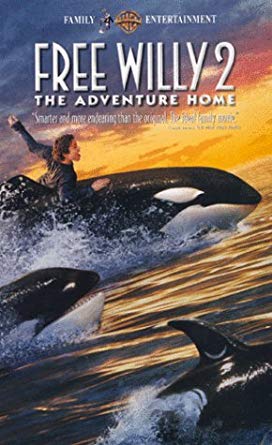 free willy 2 vhs with necklace