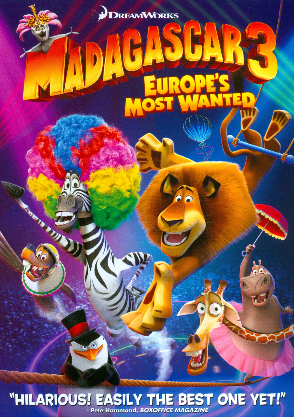 Madagascar 3: Europe's Most Wanted (2012 DVD) | Angry Grandpa's Media ...
