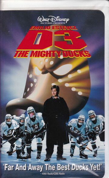 D3: The Mighty Ducks (1997 VHS) | Angry Grandpa's Media Library