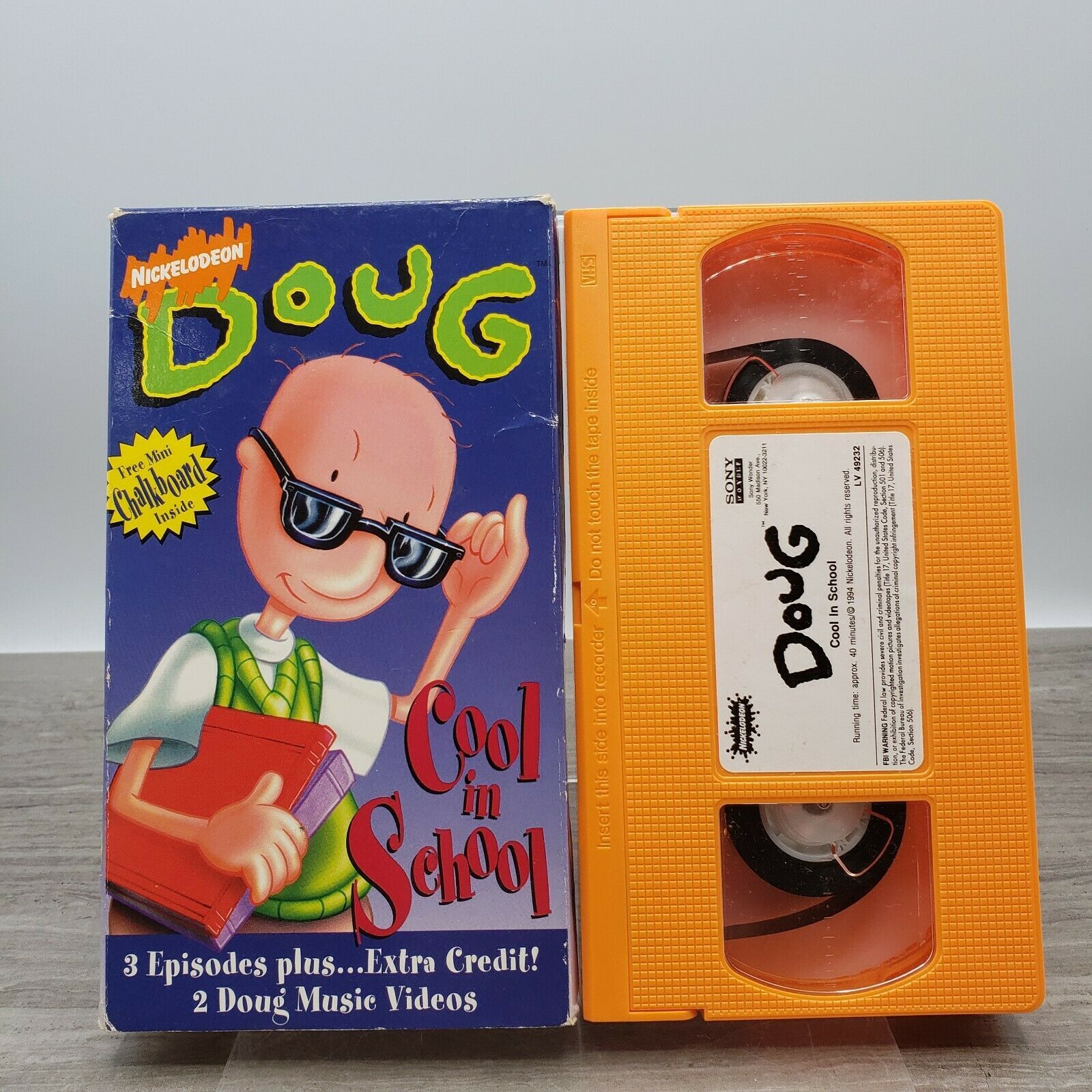 Doug: Cool in School (1994 VHS) | Angry Grandpa's Media Library