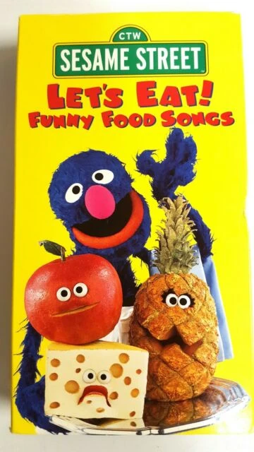 Sesame Street: Let's Eat! Funny Food Songs (1999 VHS) | Angry