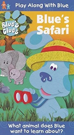 Blue's Clues: Blue's Safari (2000 VHS) | Angry Grandpa's Media