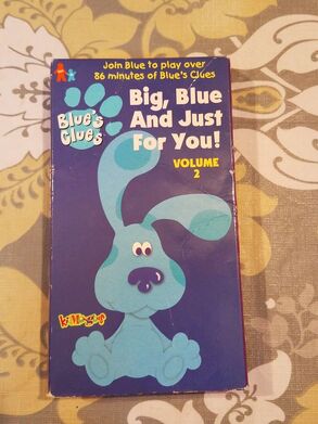 Blue's Clues: Big, Blue And Just For You! Volume 2 (1999 VHS