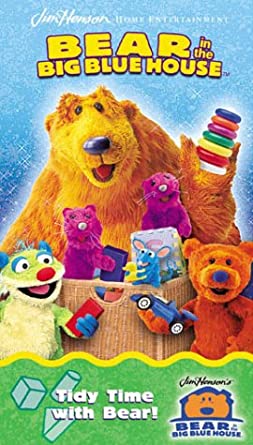 Bear in the Big Blue House Tidy Time with Bear 2002 VHS Angry Grandpa s Media Library Wiki Fandom