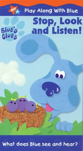 Blue's Clues: Stop, Look, and Listen! (2000 VHS) | Angry Grandpa's