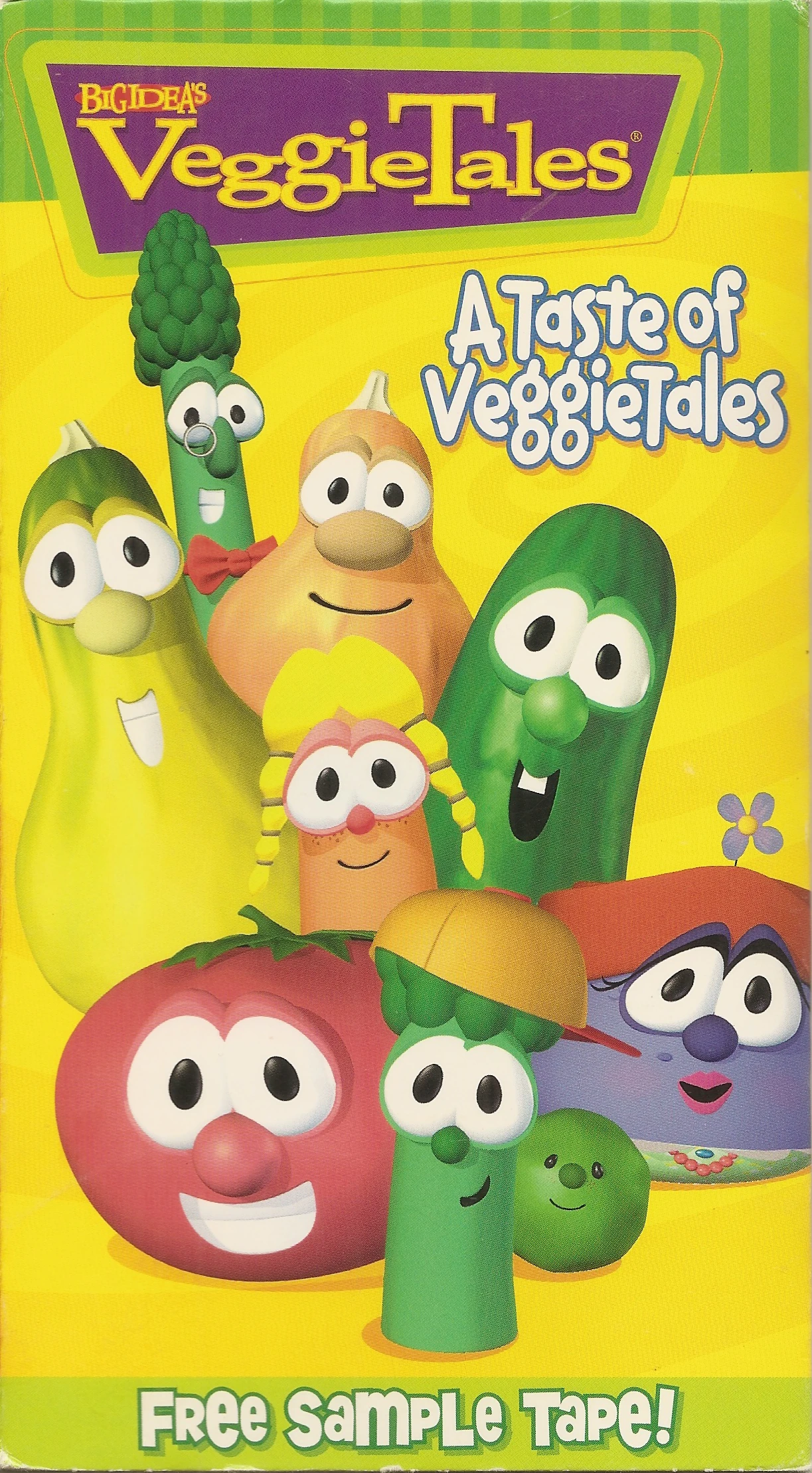 VeggieTales: A Taste of VeggieTales (2000 VHS) | Angry Grandpa's