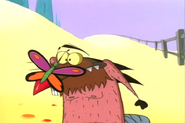 Daggett coming across a butterfly