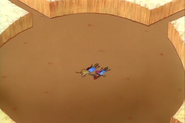 The beavers in the middle of a farm