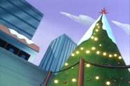 The giant Christmas tree