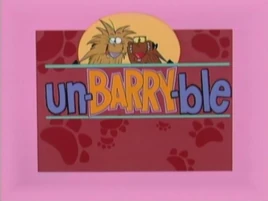 Un-Barry-ble title card