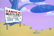 The beavers stood near mudslides… oops.