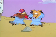 Norbert and Daggett were about to run away