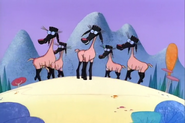 However, the sheep also explain that once they do, they remember one thing once they're embarrassed…