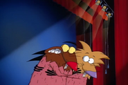 Norbert and Daggett are feeling shocked at being there in the buff