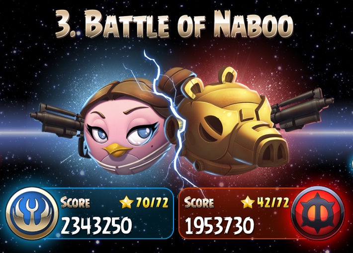 angry birds star wars 2 padme