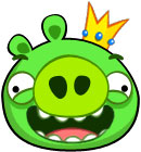 King Pig laughing