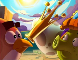 I switched reds code in angry birds epic with prince porky and got THIS : r/ angrybirds