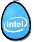 Синее яйцо «Intel»