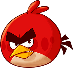 Angry Birds Boys' Big Red Face T-Shirt (Big Boys)