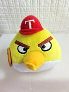Angry Birds Texas Rangers Baseball Red Bird Plush Toy MLB Souvenir Mascot 5 inch