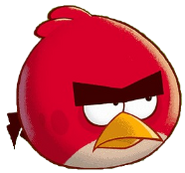 Angry Birds Toons Stock Art - Red Amused