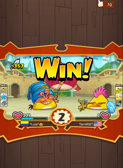 Ranked Arena Battle, Angry Birds Wiki