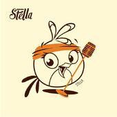 Stella with handband and microphone.