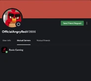 Rovio Gaming Red Account.jpg (28 KB) An official Red Discord account that joined Rovio Gaming around April 22 of 2022. (1/2)