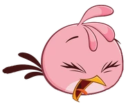 Stella laughing happily