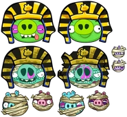 Curse of The Mummy Pig Tournament sprites