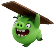 Pig with plank, which was modified for this tournament's artwork.