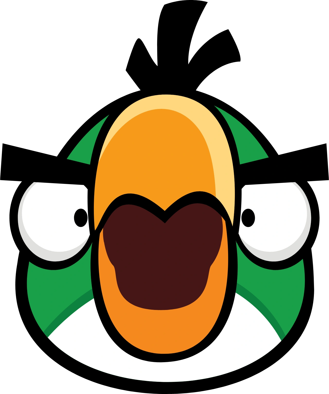 Boomerang opening beak