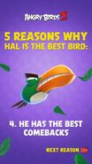 April Fools' Day 2022 poster featuring another of Hal's Angry Birds 2 render