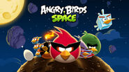 All of the Space Flock except for Atomic Bird, the Space Egg and Wingman on the loading screen.