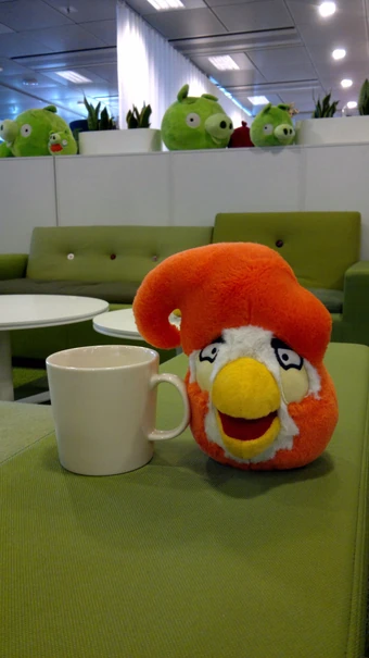 angry birds hockey bird plush