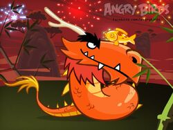 mighty dragon angry birds