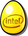 An unused Intel golden egg